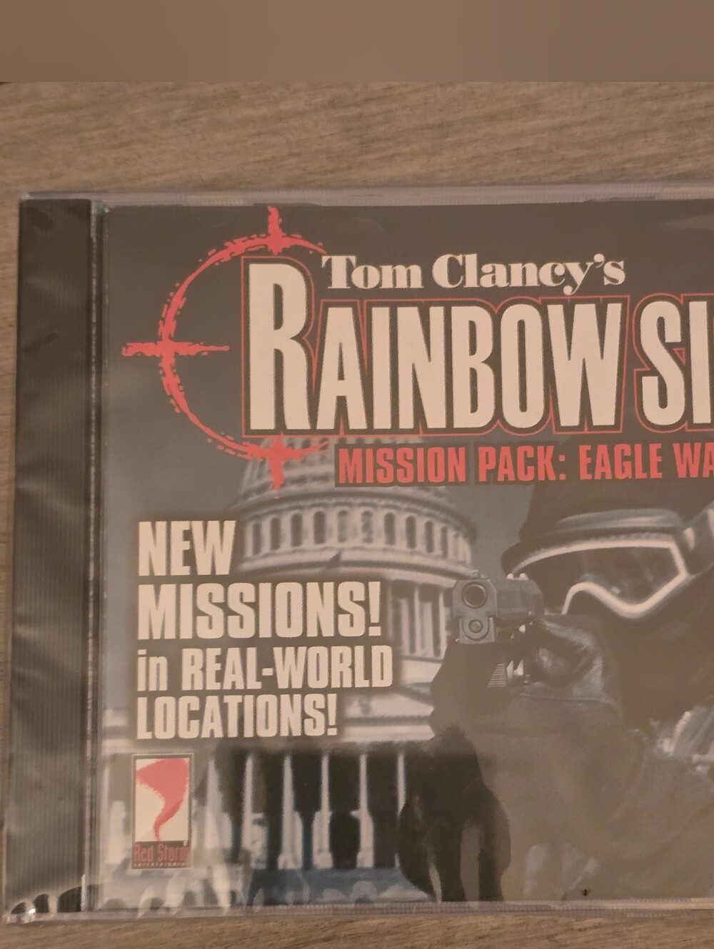 New SEALED TOM CLANCY RAINBOW SIX / MISSION PACK EGAL WATCH PC GAME